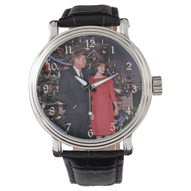 Kerstboom President John Kennedy & Jacqueline Horloge
