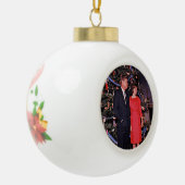 Kerstboom President John Kennedy & Jacqueline Keramische Bal Ornament (Links)