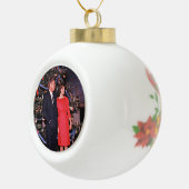Kerstboom President John Kennedy & Jacqueline Keramische Bal Ornament (Rechts)