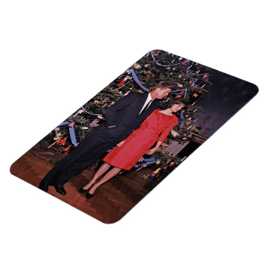 Kerstboom President John Kennedy & Jacqueline Magneet (Linkerzijde)