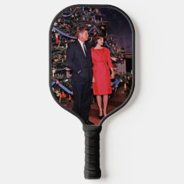 Kerstboom President John Kennedy & Jacqueline Pickleball Paddle