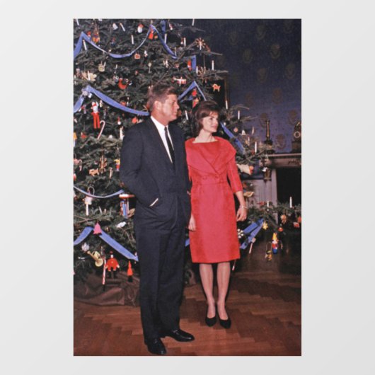 Kerstboom President John Kennedy & Jacqueline Raamsticker (Vel)