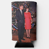 Kerstboom President John Kennedy & Jacqueline Seltzer Blikjeskoeler (Voorkant)