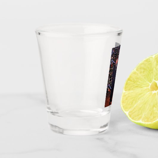 Kerstboom President John Kennedy & Jacqueline Shot Glas (Links)