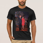 Kerstboom President John Kennedy & Jacqueline T-shirt (Voorkant)
