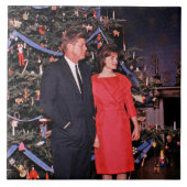 Kerstboom President John Kennedy & Jacqueline Tegeltje (Voorkant)