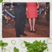 Kerstboom President John Kennedy & Jacqueline Theedoek (Gevouwen)