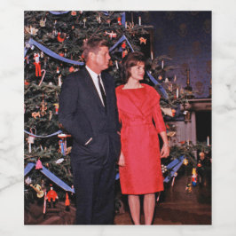 Kerstboom President John Kennedy & Jacqueline Wijn Etiket