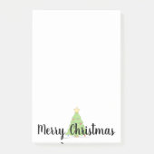 Kerstboom Prettig Kerstfeest Post-it® Notes (Voorkant)