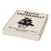 Kerstboom - Print je eigen kerst Kaarten Rubberstempel (Stempel)