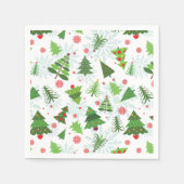 Kerstboom Print Papieren servetten (Voorkant)