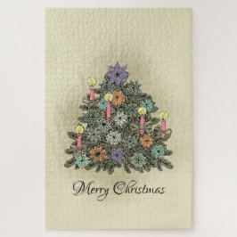 Kerstboom - Puzzle Legpuzzel