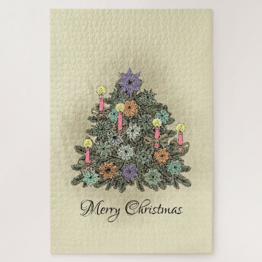 Kerstboom - Puzzle Legpuzzel (Verticaal)