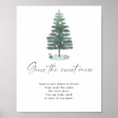 Kerstboom - raad de zoete puinhoop poster (Voorkant)