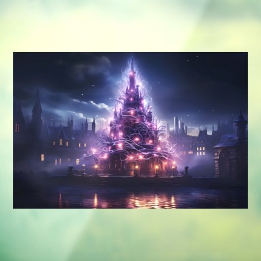 kerstboom raamsticker (Vel 3)