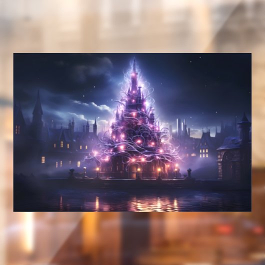 kerstboom raamsticker (Vel 2)