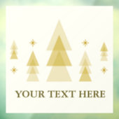 kerstboom raamsticker (Vel 3)