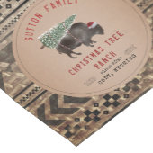 Kerstboom Ranch Buffalo Burlap Santa Korte Tafelloper (Hoek)