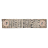 Kerstboom Ranch Buffalo Burlap Santa Korte Tafelloper (Horizontaal)