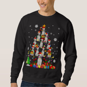 kerstboom Rat Terrier Santa Dog Lov Trui