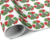 Kerstboom Recyclen Herinnering Cadeaupapier (Rol Hoek)