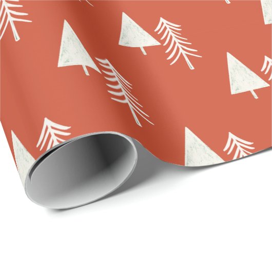 Kerstboom Red Cadeaupapier (Rol Hoek)