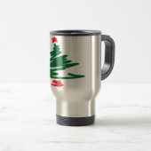 kerstboom reisbeker (Voorkant rechts)