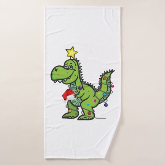 Kerstboom Rex Badhanddoek (Badhanddoek)