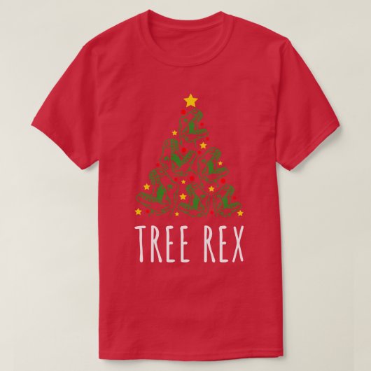 Kerstboom Rex II T-shirt (Design voorkant)