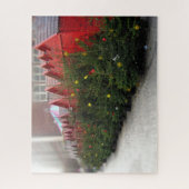 Kerstboom Rij Christkindlmarket -16x20-520 pc Legpuzzel (Verticaal)