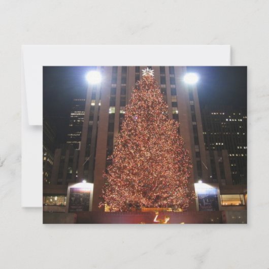Kerstboom, Rockefeller Center Feestdagenkaart (Voorkant)