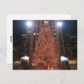 Kerstboom, Rockefeller Center Feestdagenkaart (Voorkant / Achterkant)