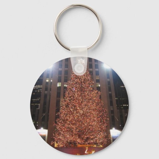 Kerstboom, Rockefeller Center Sleutelhanger (Voorkant)