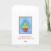 Kerstboom rode kaart (Achterkant)