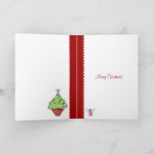 Kerstboom rode kaart (Binnen)