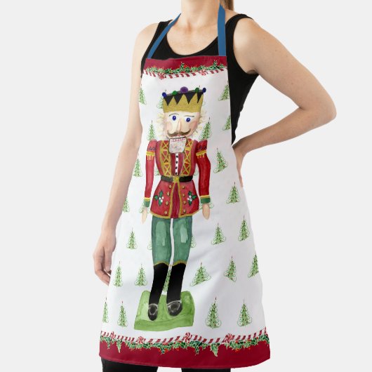 Kerstboom Rode Notenkraker Waterverf Holly Schort (Insitu)