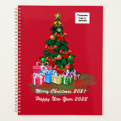 Kerstboom Rode Planner (Voorkant)