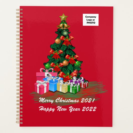 Kerstboom Rode Planner (Voorkant)