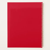 Kerstboom Rode Planner (Achterkant)