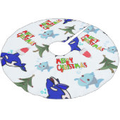 Kerstboom rok haai vis (Gekanteld)