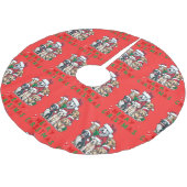 Kerstboom rok met honden (Gekanteld)