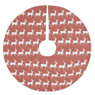 Kerstboom rok met rode rendieren