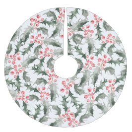 Kerstboom Rokken Feestelijke Holly en bessen Rok