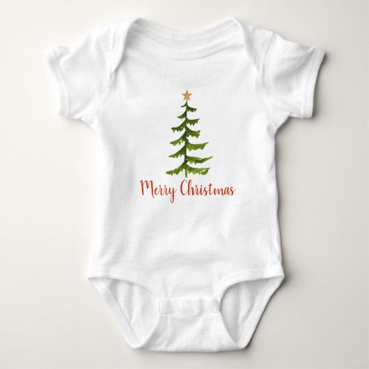 kerstboom  romper (Voorkant)