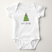 kerstboom romper (Voorkant)