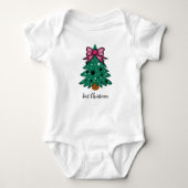 kerstboom romper (Voorkant)