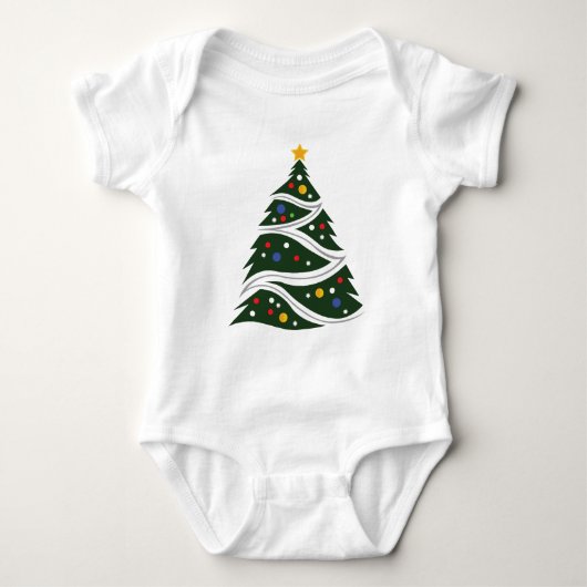 kerstboom romper (Voorkant)
