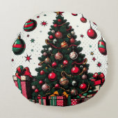 kerstboom rond kussen (Voorkant)