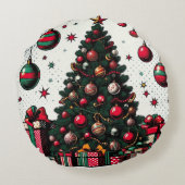 kerstboom rond kussen (Achterkant)