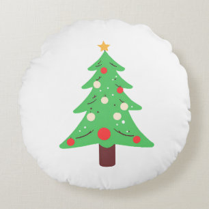 Kerstboom Rond Kussen